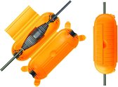 Safe-Box BIG IP44 - Boîtier de protection pour rallonge - Extra Groot - Protège de l'humidité et de la saleté - Jaune - Idéal pour une utilisation en extérieur