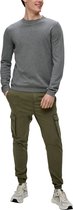 Qs Men-Pull--9730 GREY/BLACK-Maat XL