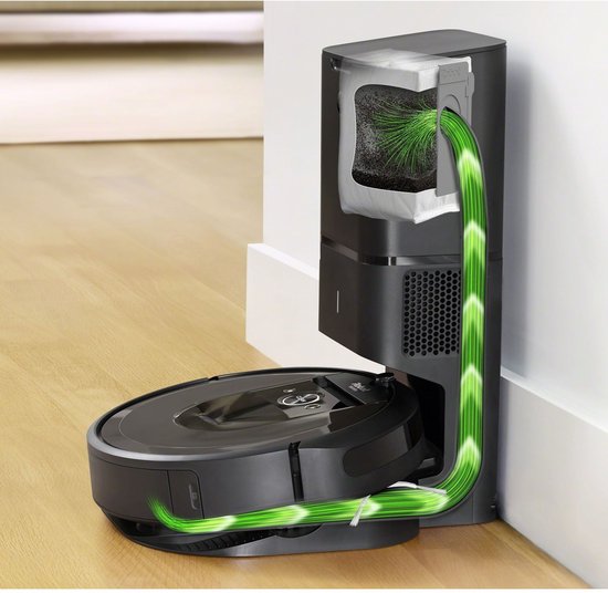 Eawfgtuw Stofzuigerzakken, compatibel met Roomba 105 voor combo, plus 405 voor combo, plus 505 voor combo, automatisch legen (4 stuks Eawfgtuw Stofzuigerzakken, compatibel met Roomba 105 voor combo, plus 405 voor combo, plus 505 voor combo, automatisch legen (4 stuks