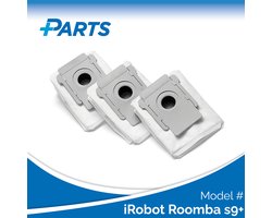 iRobot Roomba s9+ Stofzakken (3 Stuks, Plus.Parts® alternatief voor 4626194 / 4640235)