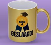 Mug - Réussi MBO-4 (Or)