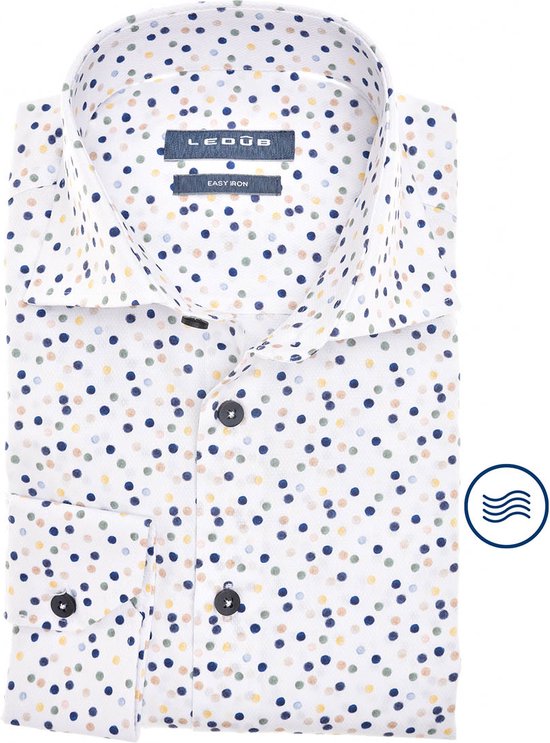 Ledûb Coupe moderne imprimé blanc