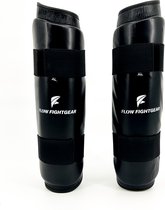 Flow Fightgear Lite Scheenbeschermers - PU - zwart - maat XL