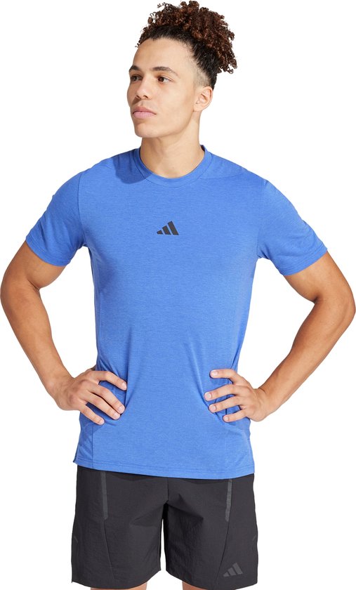 adidas Performance Designed for Training Workout T-shirt - Heren - Blauw- S