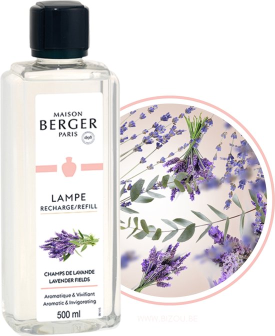 Maison Lampe Berger Champs de Lavande – Lavendel velden Navulling Geurbrander 500ml