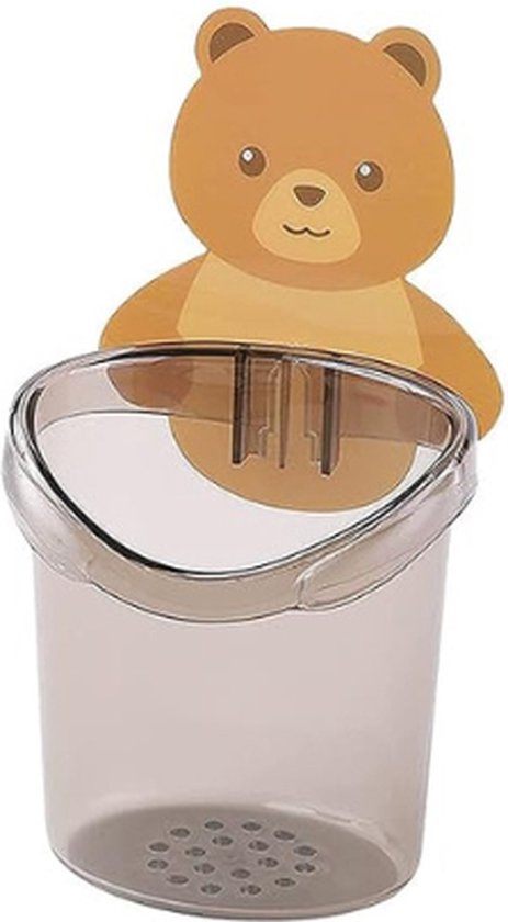 SINMI Porte-brosse à Dents Mural Pour Enfants Tasse De Brossage De Dents Porte Gobelets De Lavage Tigre