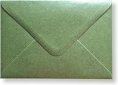 Cards & Crafts 50 enveloppes C6 métalliques de Luxe - Vert mousse - 16,2x11,4 cm - 110 grammes - 162x114 mm