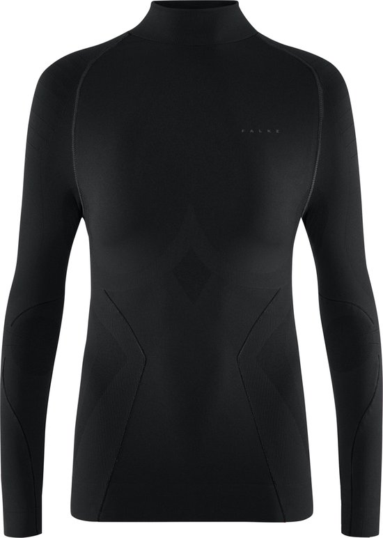 FALKE dames lange mouw shirt Maximum Warm - thermoshirt - zwart (black) - Maat: