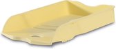 Corbeille à courrier HAN - Re-LOOP - A4/C4 - empilable et emboîtable - jaune pastel - 100% recyclé - HA-10298-815