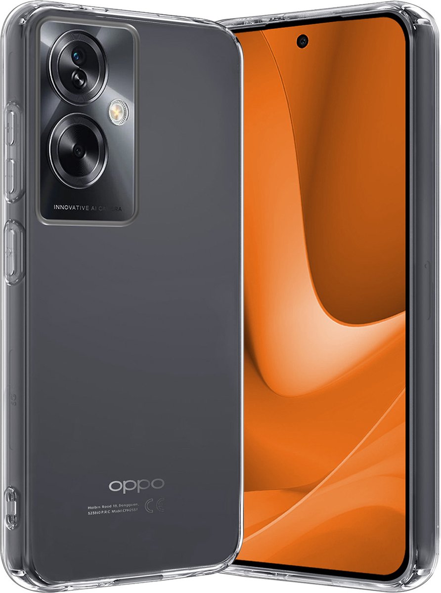 Hoes - Geschikt voor OPPO A79 - Sterk & Shockproof - Hoesje Cover - Siliconen Case - Transparant