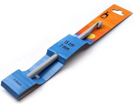 Pony Classic haaknaald nr 7 - Kunststof en lichtgewicht - 15 cm