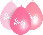 Ballons Barbie air rose clair/fuchsia (15 pièces)