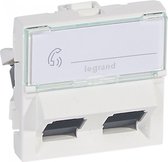 Legrand LCS² Data Systeem Datacontactdoos Aderpaar - 076504 - E34US