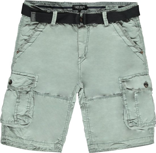 Cars Jeans Short Durras Heren Broek - Stone Grey - Maat L
