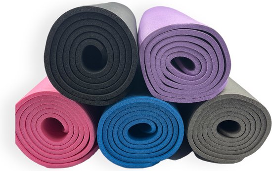Padisport Yoga Mat Blauw - Fitness Mat Extra Dik - Yoga Mat Extra Dik - Pilates Mat - Dikke Yogamat - Yoga Mat Anti Slip - Yoga Matje - Yoga Mat Dik - Sport Mat - Sport Matje Fitness van Padisport — afbeelding 3