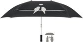 Esschert Design paraplu voor 2 personen - lovebirds - 128.5 x 96.5 x 73.5 cm