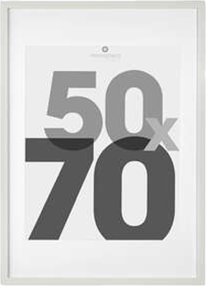 Atmosphera Créateur d'intérieur® FOTOKADER 50 X 70 CM - MDF - WIT - MET PASSE PARTOUT