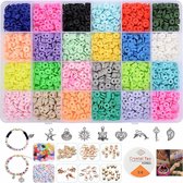 Kralen Knutsel Sieradenpakketten - Doe-Het-Zelf Armbanden Set - Kralen om te rijgen voor kinderen - doe-het-zelf-sieraden - koordset - parelsieraden - zelf maken 4000 stuks 24 kleuren