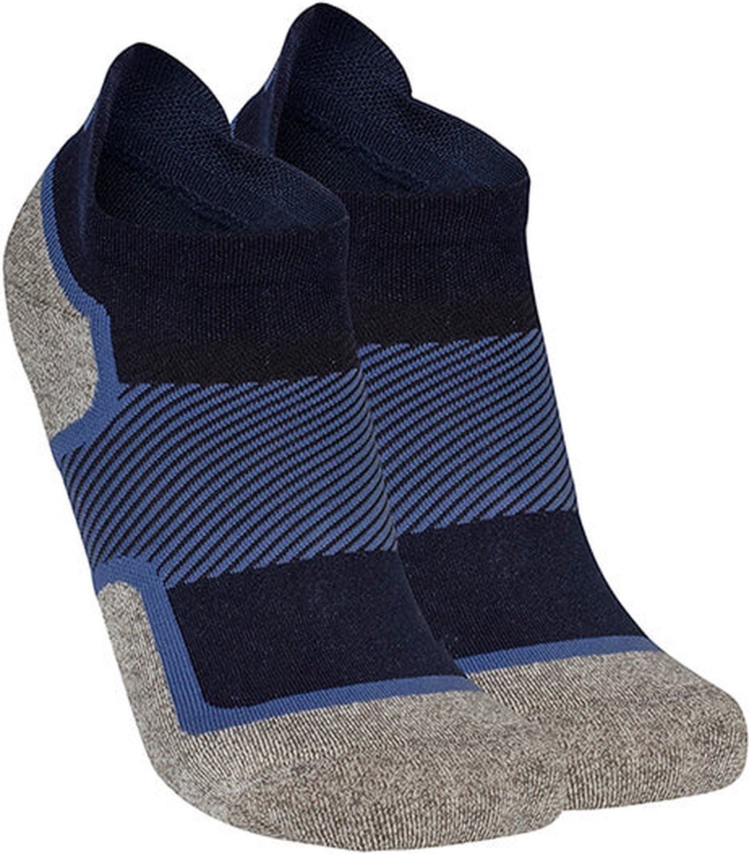 OS1st WP4 wellness performance compressie sneakersokken maat M (39-43.5) – blauw – gevoelige voeten – neuropathie – diabetes – oedeem – naadloos – ademend – lichte compressie