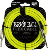 Ernie Ball 6419 Flex gitaar kabel 6 meter geel