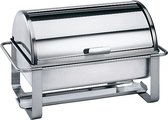 Spring ECO Catering - Chafing dish - 1/1 GN losse roltop - 640x380x390mm - 14.5Ltr - RVS