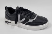 Walk - Heren Schoenen - Heren Sneakers - Zwarte Sneakers Heren - Zwart - Maat 43