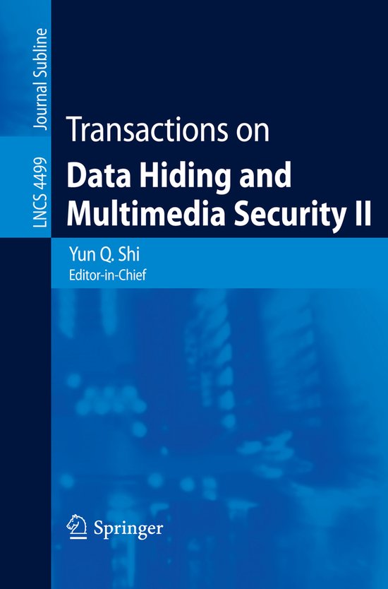 Transactions on Data Hiding and Multimedia Security II - cover