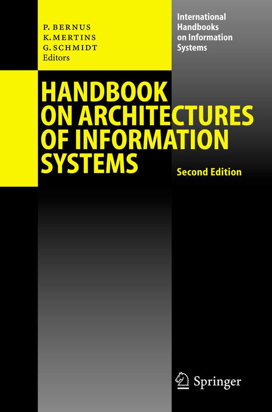 International Handbooks on Information Systems- Handbook on  ... - cover