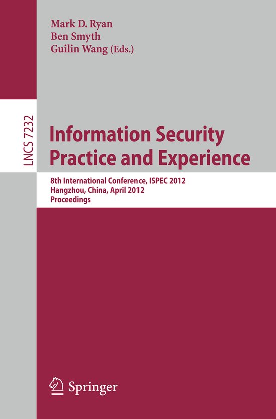 Information Security Practice and Experience - cover