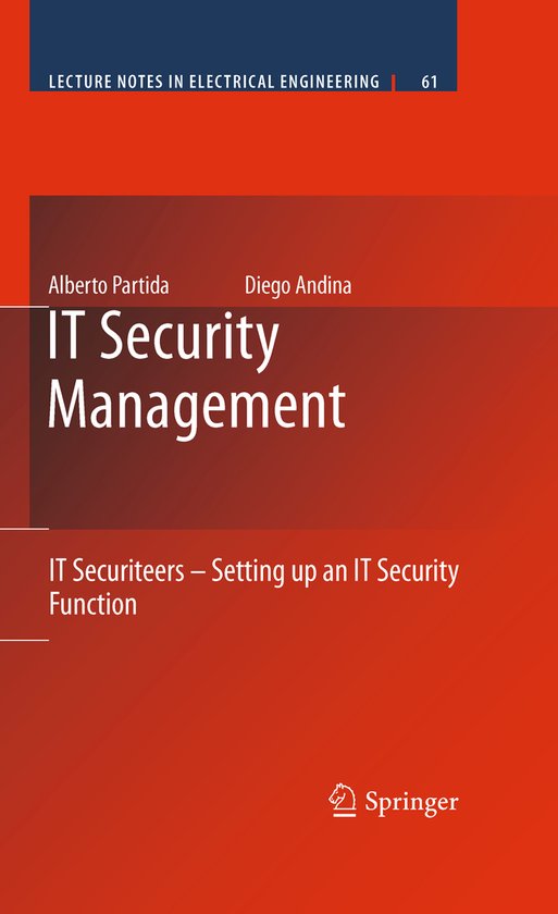 Lecture Notes in Electrical Engineering61- IT Security Manag ... - cover