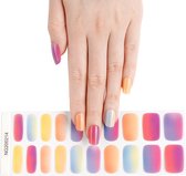 Gel Nail Wraps – Gel Nagel Wraps – Gel Nail Stickers – Gel Nagel Folie - UV lamp - Rainbow