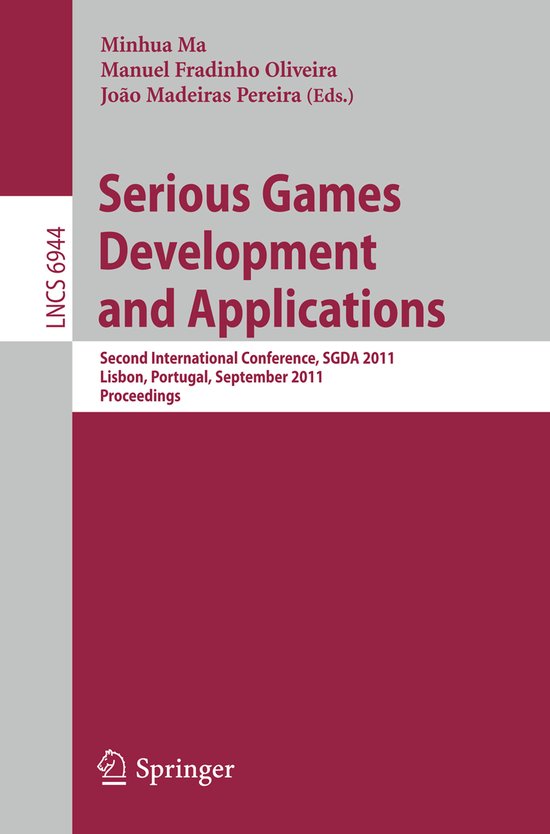 Serious Games Development and Applications - cover