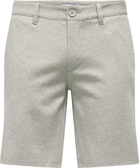 Only & Sons Broek Onsmark 0209 Melange Shorts Noos 22028247 Chinchilla Mannen Maat - XS