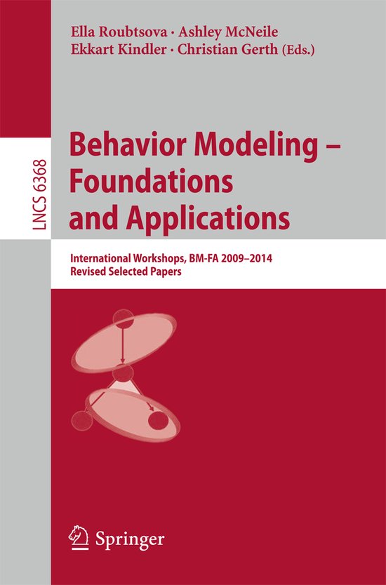 Behavior Modeling Foundations and Applications - cover
