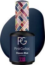 Pink Gellac | Classic Blue - Vernis gel - Vegan - Blauw - Finish crémeux - 15 ml