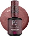 Pink Gellac - 202 Warm Marsala met Shimmer Finish Gel Lak 15ml - Gellak Nagellak - Gelnagels Producten - Gel Nails -