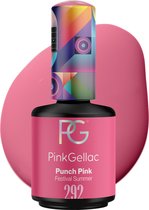 Pink Gellac 292 Punch Pink Gel Lak 15ml - Roze Gellak Nagellak - Gelnagels Producten - Glanzende Gel Nails