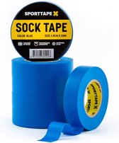 Sokkentape blauw - 19mm x 20m - sporttape - 5+1 actie