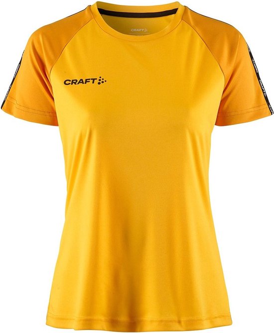Craft Squad 2.0 Contrast Jersey W 1912726 - Sweden Yellow/Golden - XS