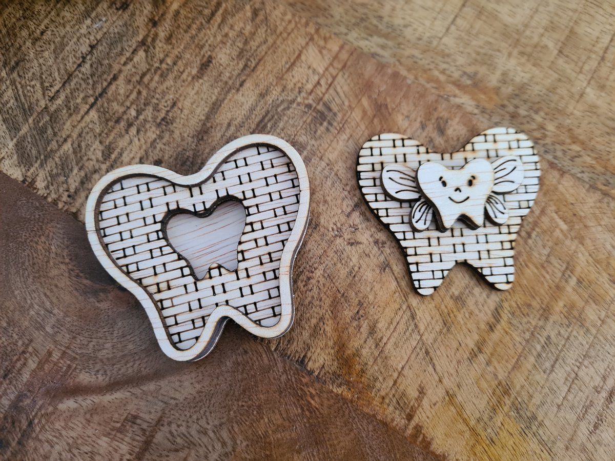 Goedkoopste Houten tandendoosje voor de tandenfee [jongens en meisjes] - [kraamcadeau] - [melktanden]