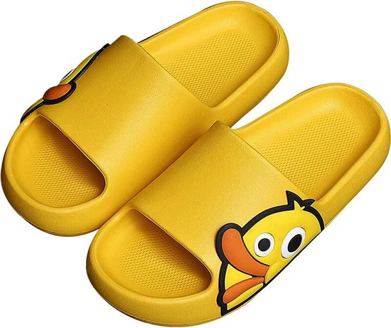 Grappige slippers bad eenden - Badslippers - Voor binnen en buiten - Unisex - Cartoon - Goede kwaliteit