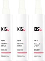 KIS - Repair Rescue Spray - Spray protéiné cicatrisant sans rinçage - pack économique - 3 x 200 ml
