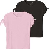 NAME IT NKFVEET 2P SS SOLID TOP T-shirt Filles - Taille 122/128