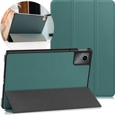 iMoshion Tablet Hoes Geschikt voor Lenovo Tab M11 - iMoshion Trifold Bookcase - Donkergroen