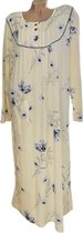 FINE WOMAN® 6991 Nachthemd 130CM 140GSM Single Jersey XXL grijs/creme