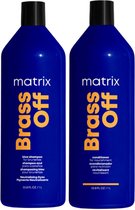 Matrix - Shampooing et revitalisant Brass Off - 2x1000ml