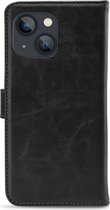 My Style Flex Wallet Telefoonhoesje geschikt voor Apple iPhone 13 Hoesje Bookcase Portemonnee - Zwart
