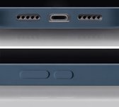 Mobilize Hoesje geschikt voor Apple iPhone 14 Pro Telefoonhoesje Flexibel TPU | Mobilize Rubber Gelly Backcover | iPhone 14 Pro Case | Back Cover - Matt Blue | Blauw