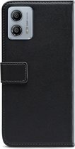 Mobilize Telefoonhoesje geschikt voor Motorola Moto G53 5G Hoesje | Mobilize Classic Gelly Wallet Bookcase Portemonnee | Pasjeshouder voor 2 Pasjes | Telefoonhoesje voor Pinpas / OV Kaart / Rijbewijs - Zwart