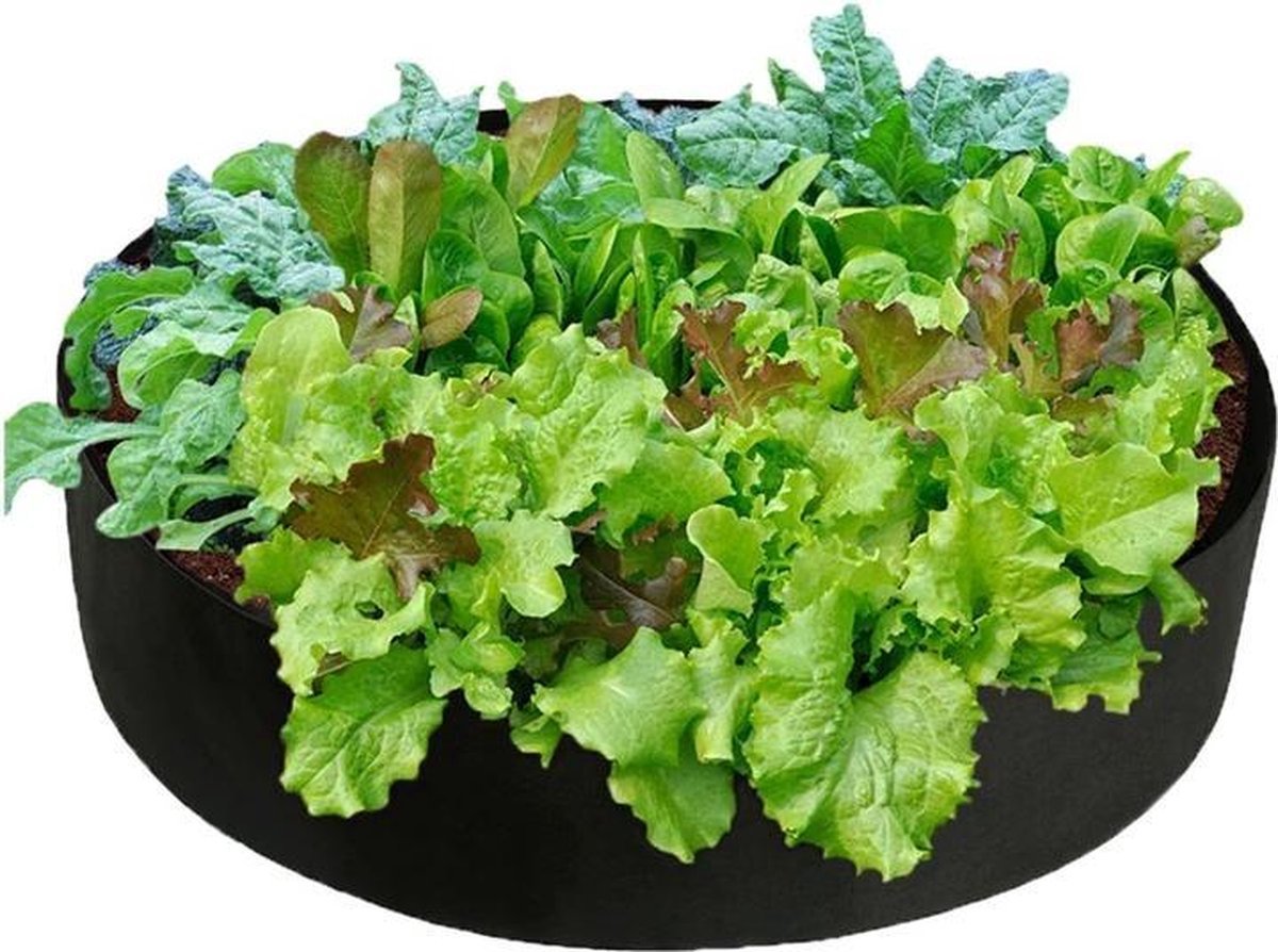 Go Go Gadget - Groeizak Moestuin - Ademende Pot - Herbruikbaar - Vilt - 190 Liter - Zwart